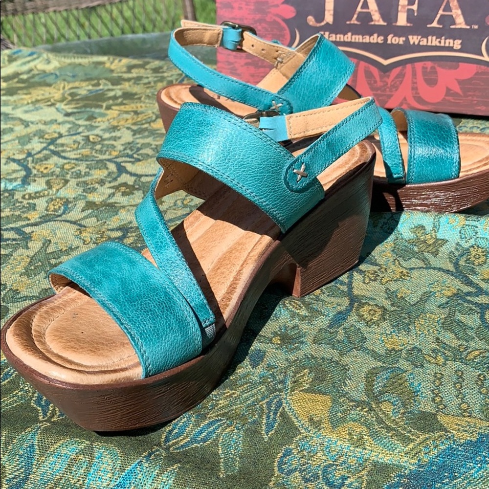 JAFA 652 Aqua Sandals NIB - Picture 4 of 9